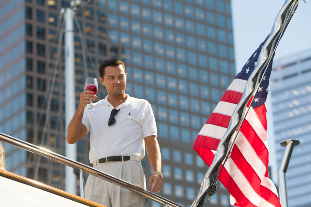 Leonardo DiCaprio plays Jordan Belfort in THE WOLF OF WALL STREET, from Paramount Pictures and Red Granite Pictures.
